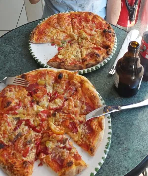 Pizza und Eis da Gaetano