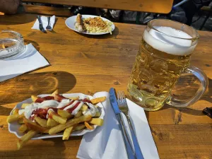 Biergarten im Stadtpark