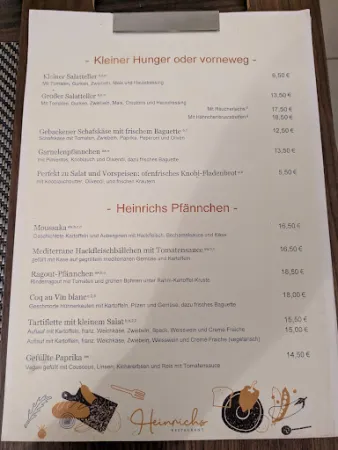 Bild von Heinrichs Restaurant