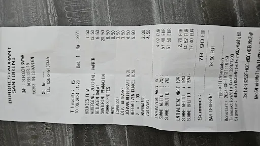 Bild von Burg Restaurant Santorini