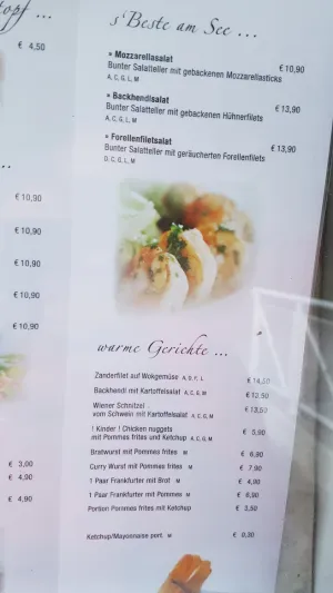 Tristachersee Buffet