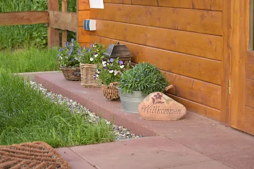 Bild von Biergarten im Baumgarten, Rast - und Jausenstation mit Selbstbedienung.