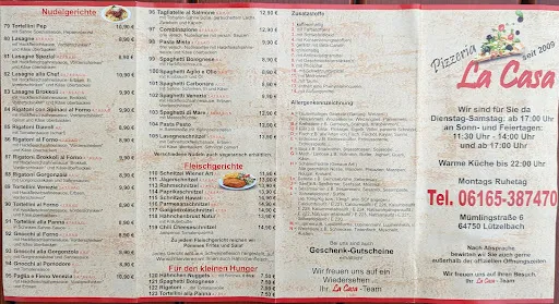 Bild von Pizzeria La casa