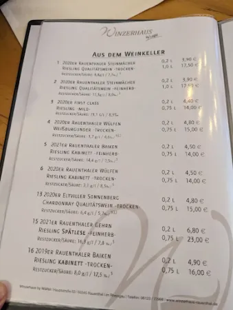 Bild von Winzerhaus Rauenthal