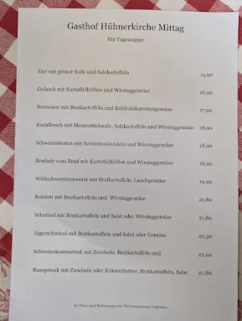 Bild von Gasthof Hühnerkirche