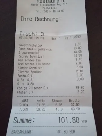 Bild von Restaurant Dalmacija