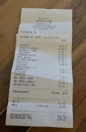 Bild von Restaurant Apollon