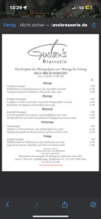 Bild von Gustav's Brasserie