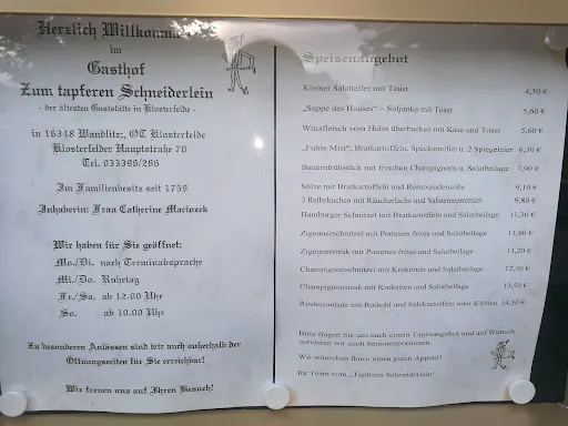 Bild von Gasthof "Zum tapferen Schneiderlein"