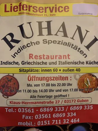 Bild von Ruhani - indische Spezialitäten