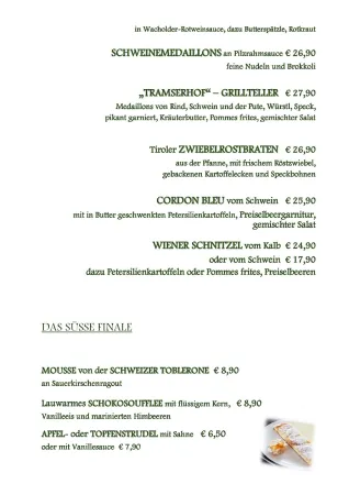Bild von Restaurant Tramserhof