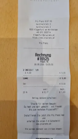 Bild von Più Piano Klagenfurt Pizza & Pasta Bar