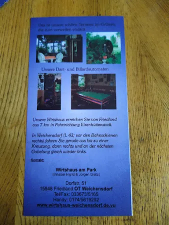 Bild von Hans-Jürgen Grätz Wirtshaus am Park