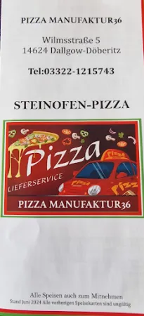 Bild von Pizza Manufaktur 36