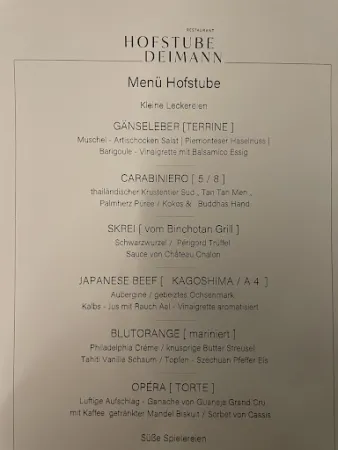 Bild von Gourmetrestaurant Hofstube Deimann