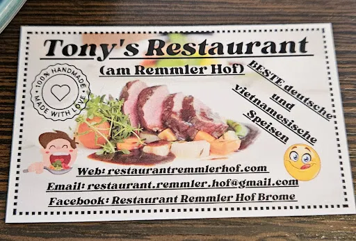 Bild von Tony's Restaurant im Remmler Hof deutsche und vietnamesische Küche in Brome Restaurant mit Biergarten