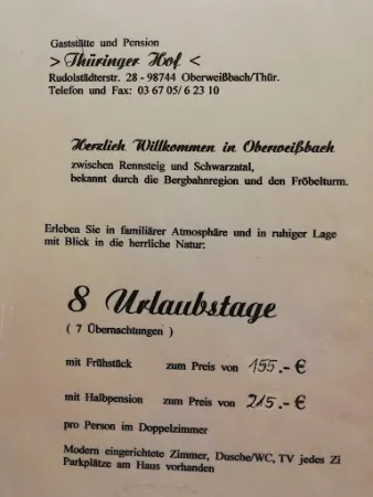 Bild von Gaststätte Thüringer Hof