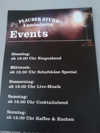 Bild von Plauder Stubb Lambsheim
