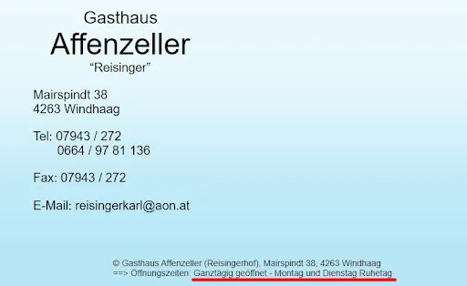 Bild von Gasthaus Affenzeller