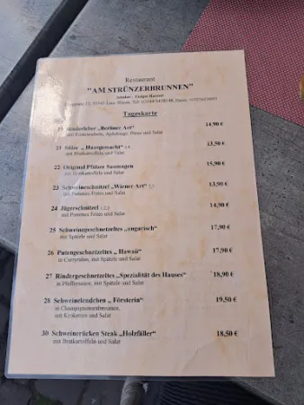 Bild von Restaurant Am Strünzerbrunnen