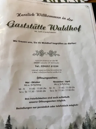 Bild von Gaststätte Waldhof