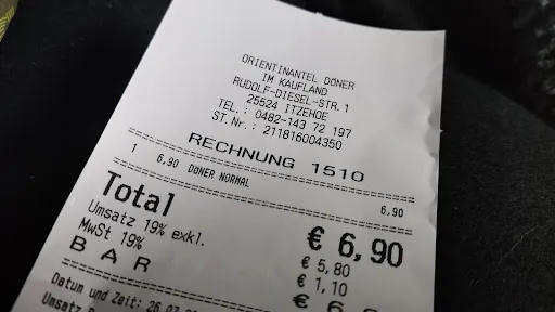 Bild von Orientinental Döner Restaurant