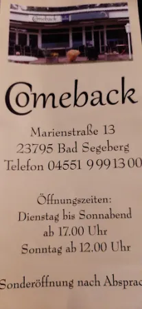 Bild von Comeback