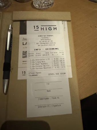 Bild von 15 High Restaurant & Bar