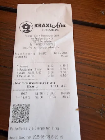 Bild von Kraxlalm Biergarten, Minigolf, Spielgolf, Freizeitpark Rutesheim
