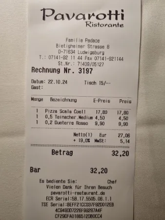 Bild von Ristorante Pavarotti