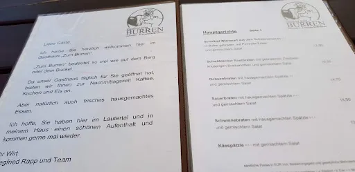 Bild von Gaststätte Burren - Siegfried Rapp
