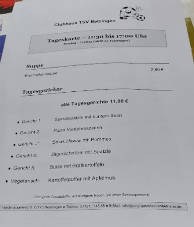 Bild von Clubhaus TSV Betzingen