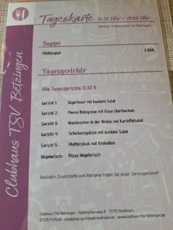Bild von Clubhaus TSV Betzingen