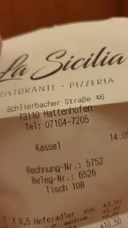 Bild von La Sicilia Ristorante Pizzeria