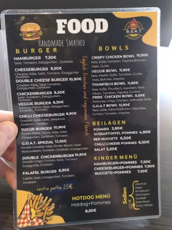 Bild von G.O.A.T. Burger & Bowls