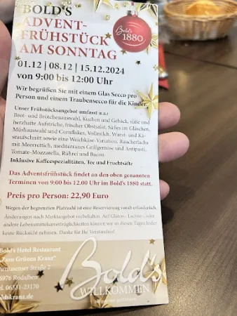 Bild von Bold’s Hotel-Restaurant "Zum Grünen Kranz"