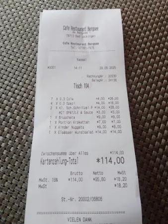 Bild von Restaurant Bergsee