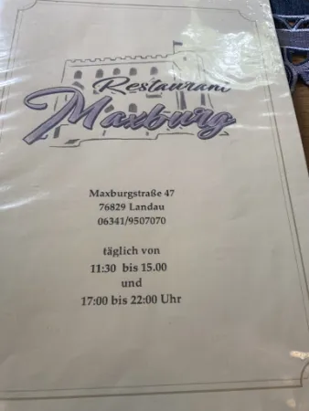 Bild von Restaurant "Zur Maxburg" - Griechisches Restaurant