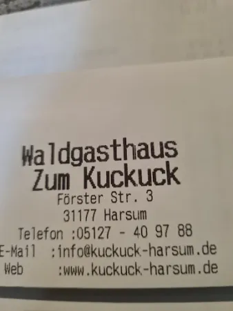 Bild von Waldgasthaus Zum Kuckuck