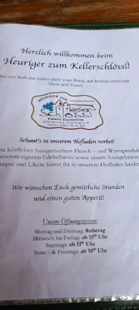 Bild von Erlebnisheuriger Zum Kellerschlössl