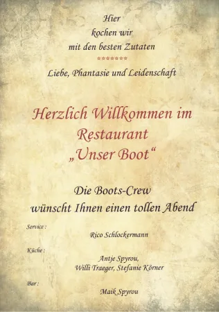 Bild von Restaurant "Unser Boot"