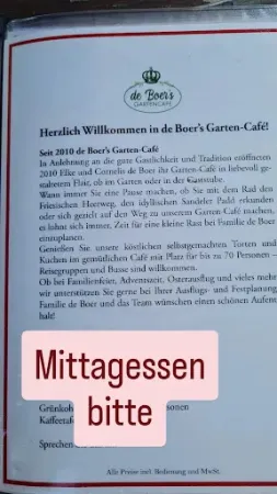 Bild von de Boer‘s-Gartencafé!