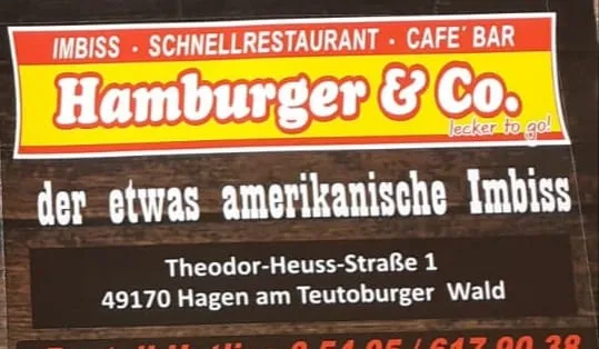 Bild von Hamburger & Co ...der etwas amerikanische Imbiss mit Außengastronomie