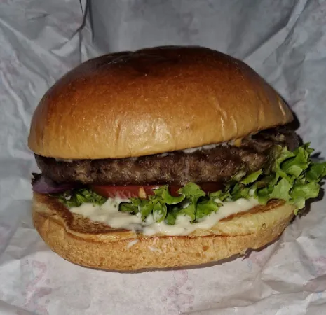 Bild von Burger mit Glücks
