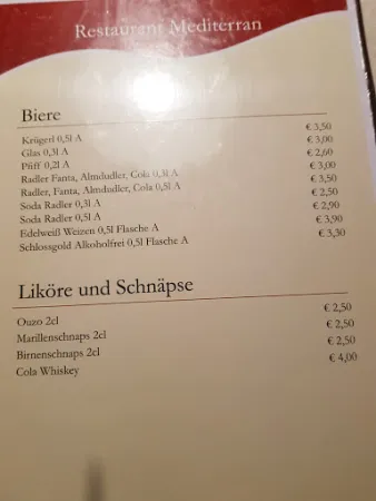 Bild von Restaurant Pizzeria Mediterran