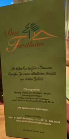 Bild von Restaurant Das Forsthaus Inh.Pozidis