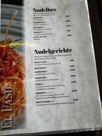 Bild von EL PASO Pizzeria, Restaurant & Cafe