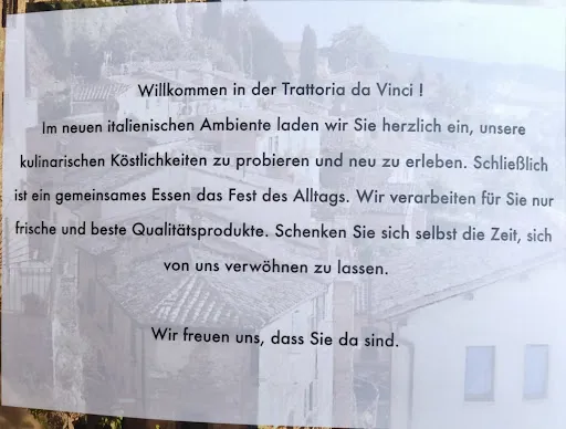 Bild von Trattoria Da Vinci