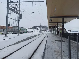 Biglen, Bahnhof