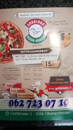Bild von Gabbiano Pizza Kurier